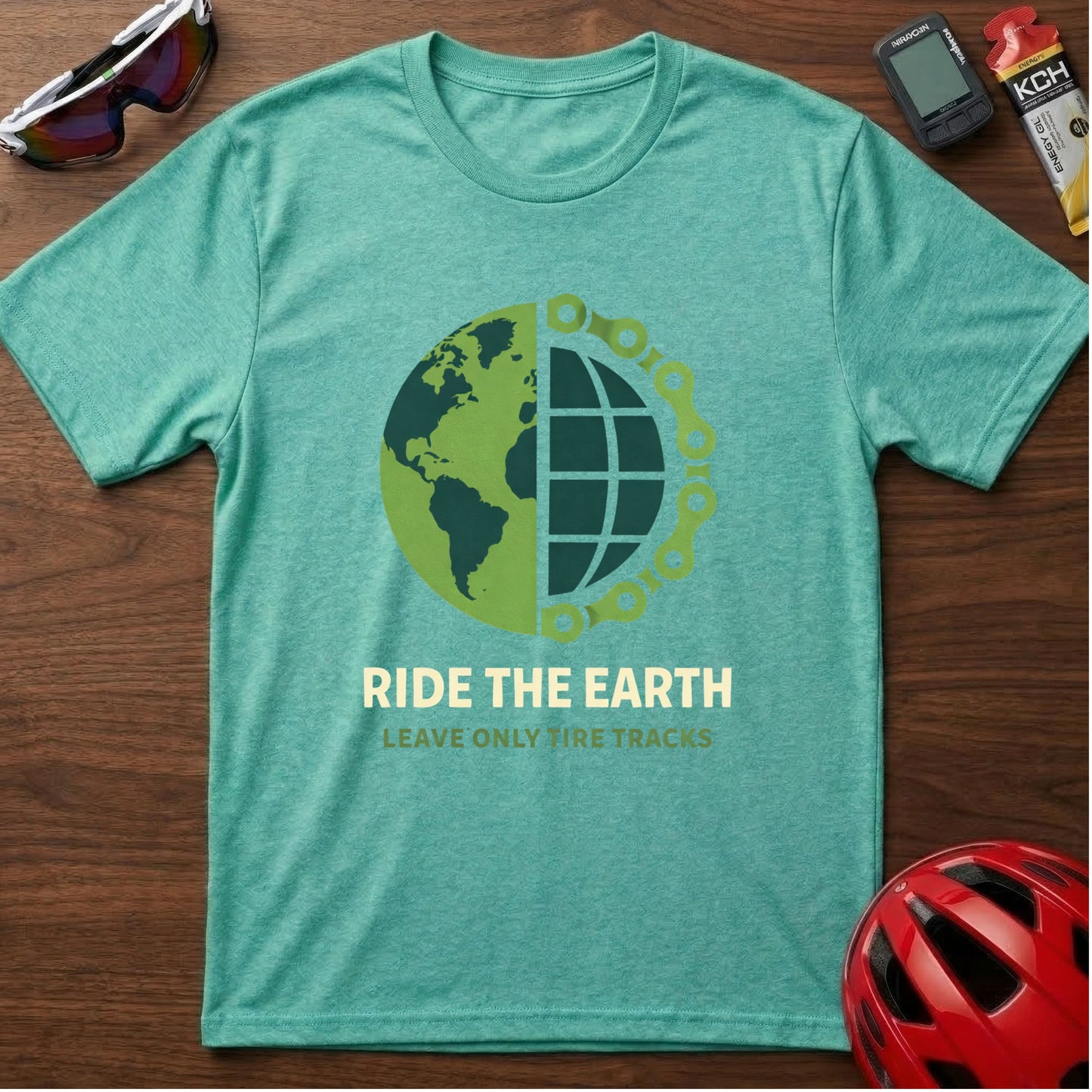 Ride The Earth Cycling  T-Shirt