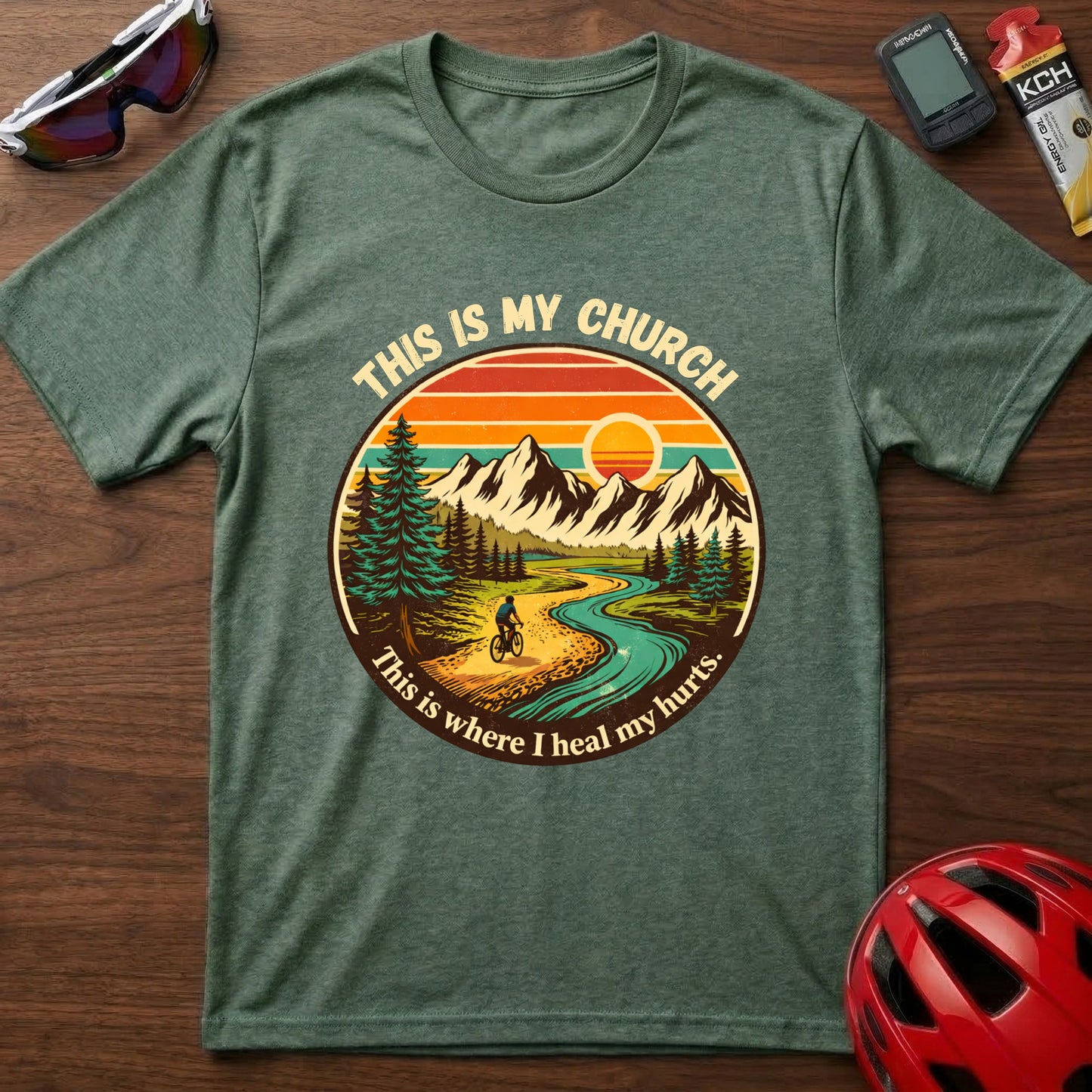 This is my Church Cycling  T-Shirt
