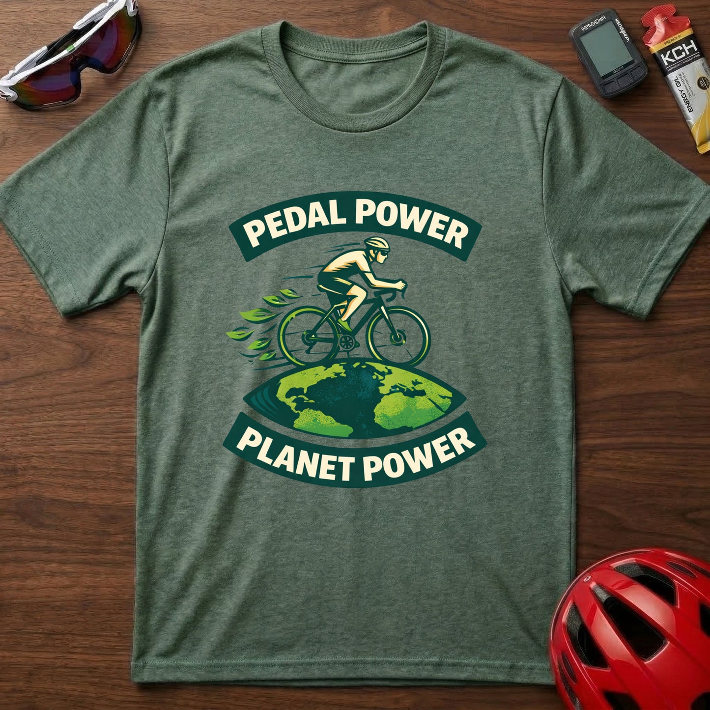 Pedal Power Planet Power Cycling T-Shirt