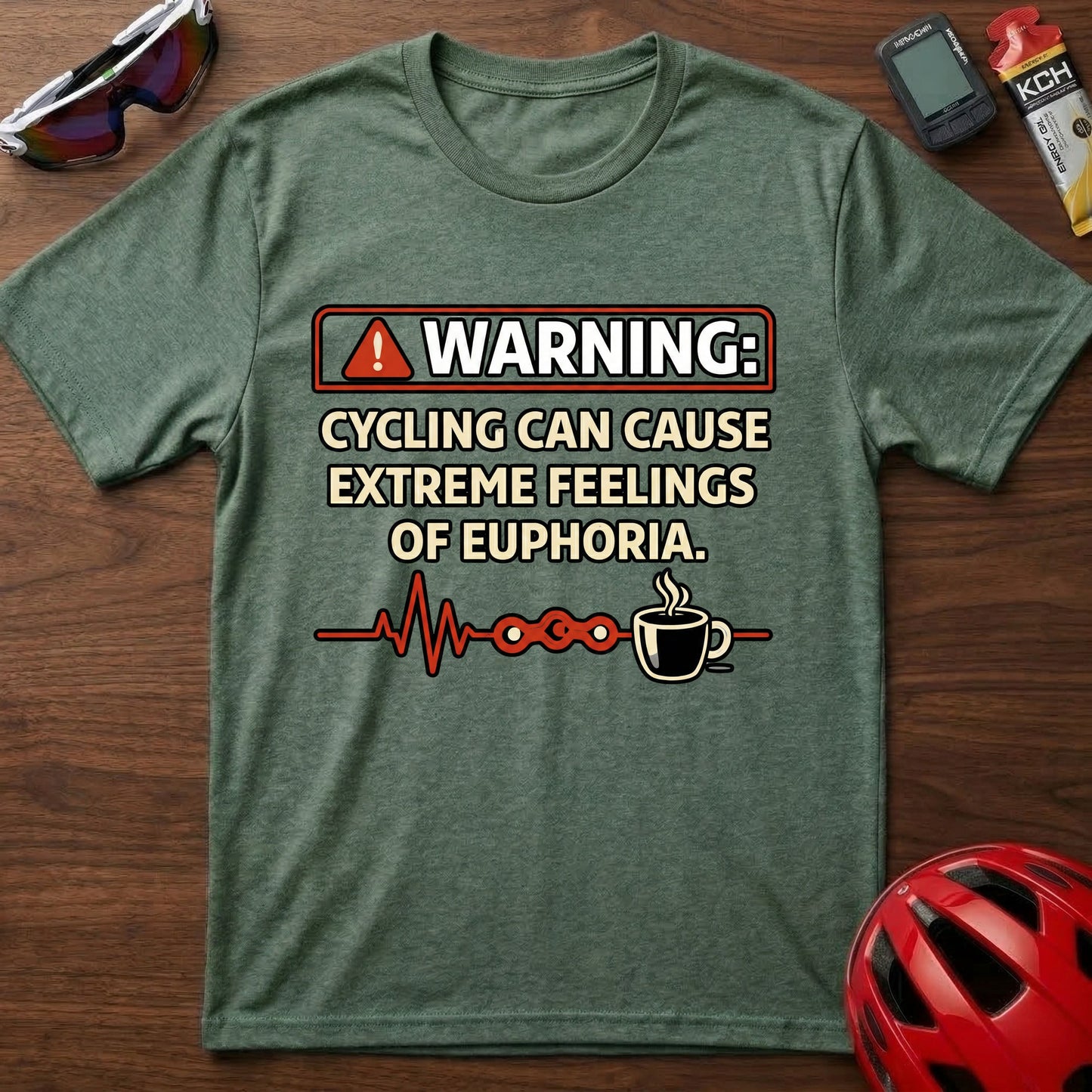 WARNING: Cycling T-Shirt