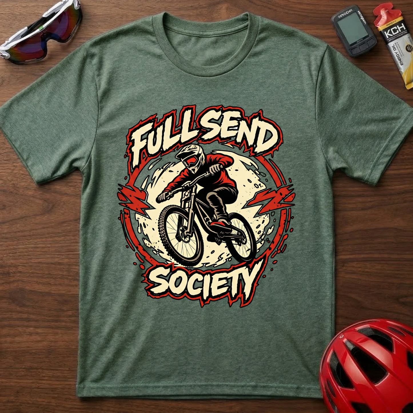 Full Send Society T-Shirt. Downhill MTB T-Shirt