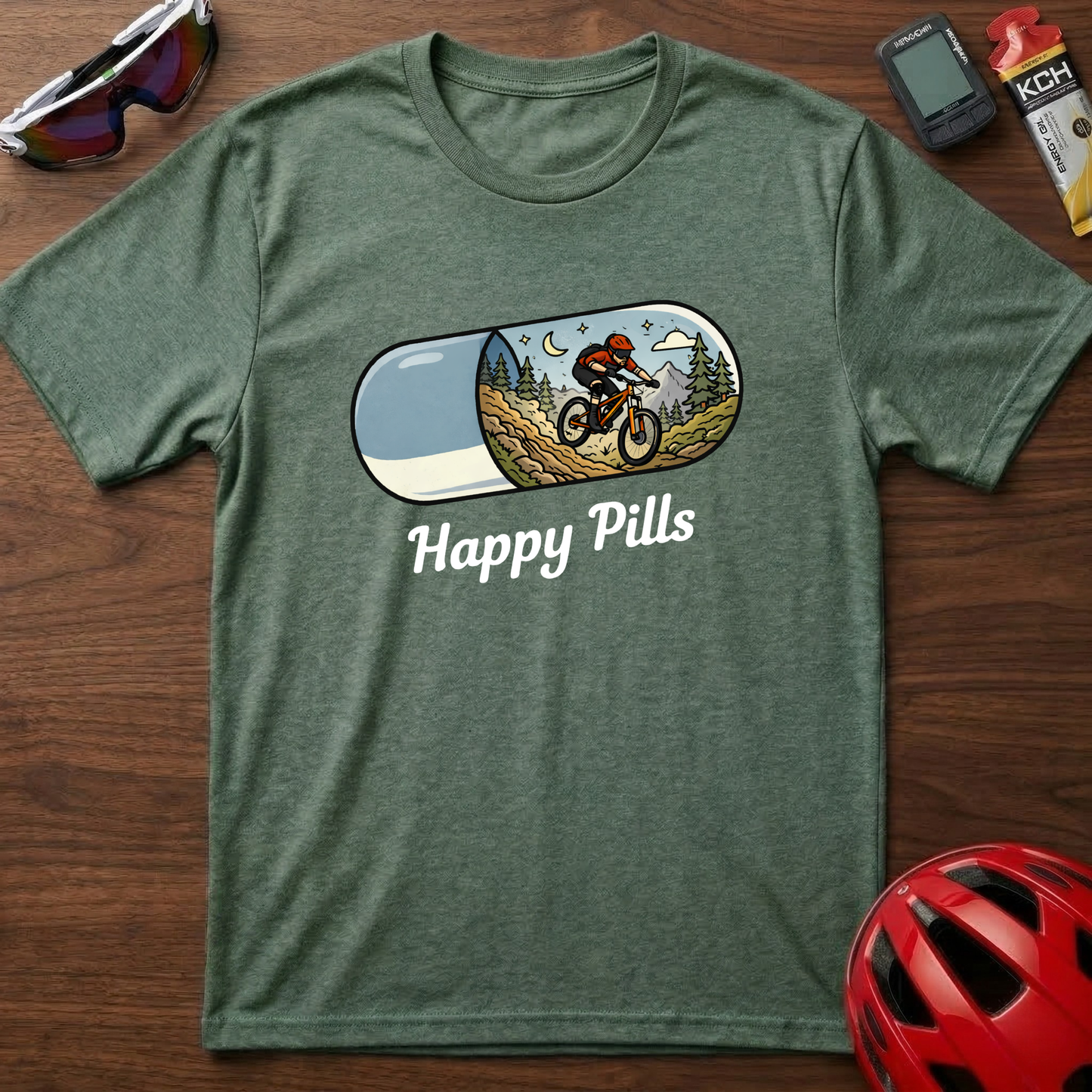 Happy Pills Downhill MTB Cycling T-Shirt