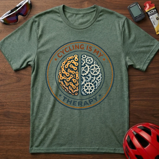 Cycling Is My Therapy T-Shirt