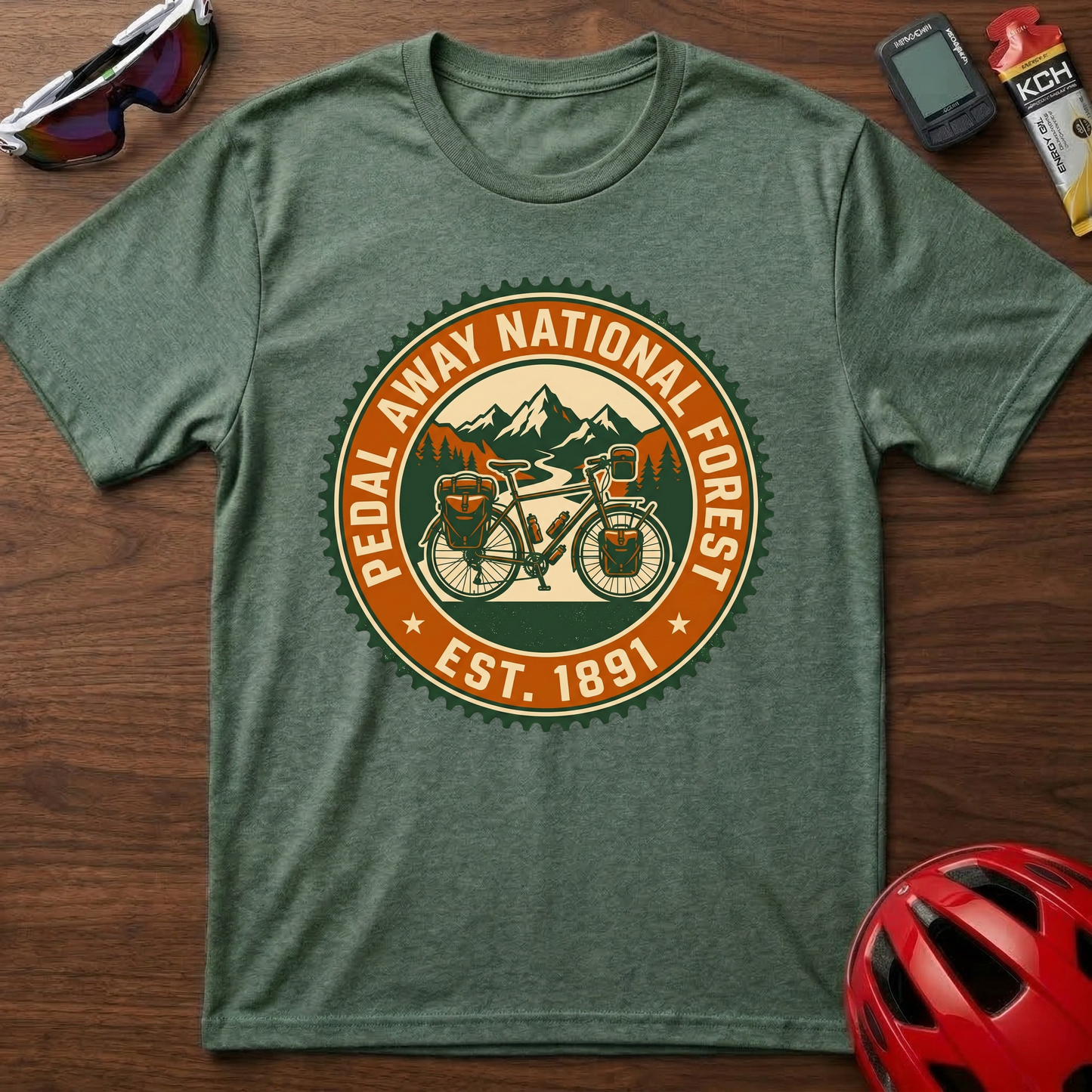 Bike Camping Bike Packing T‑Shirt