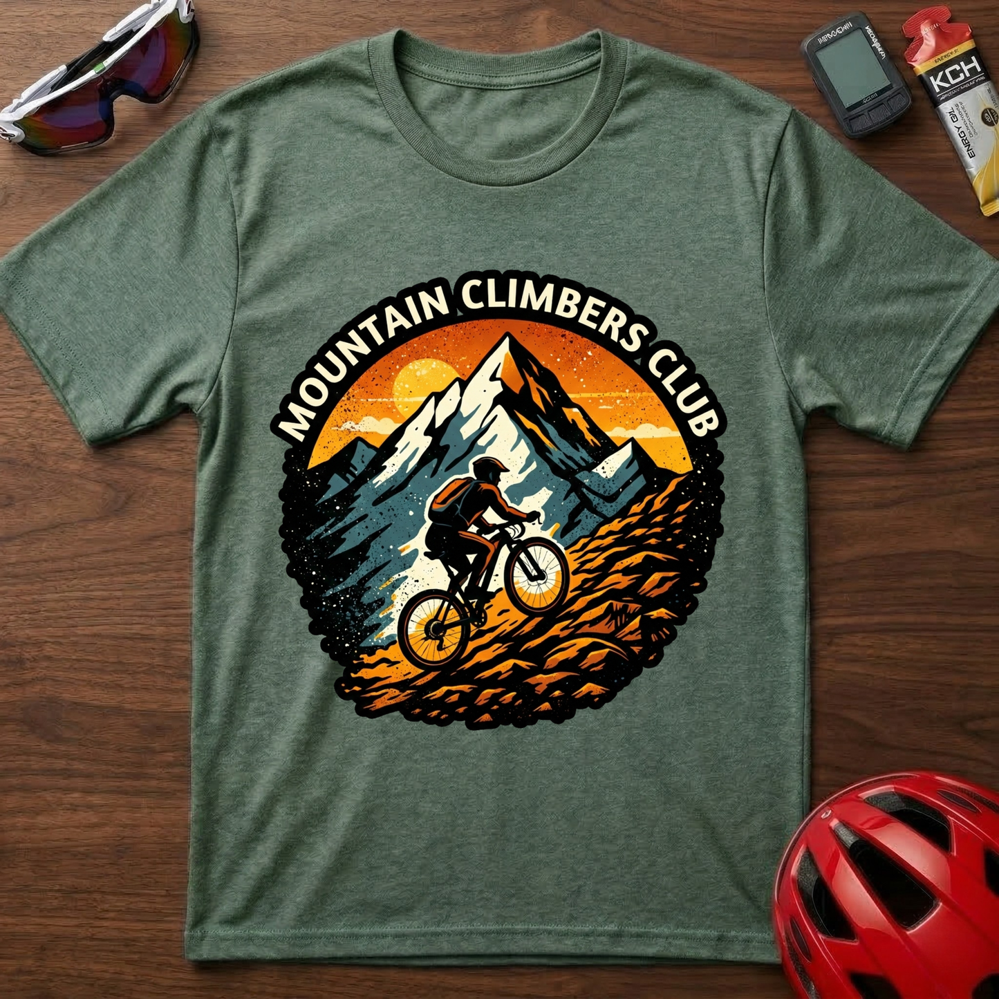 Mountain Climbers Club Cycling  T-Shirt