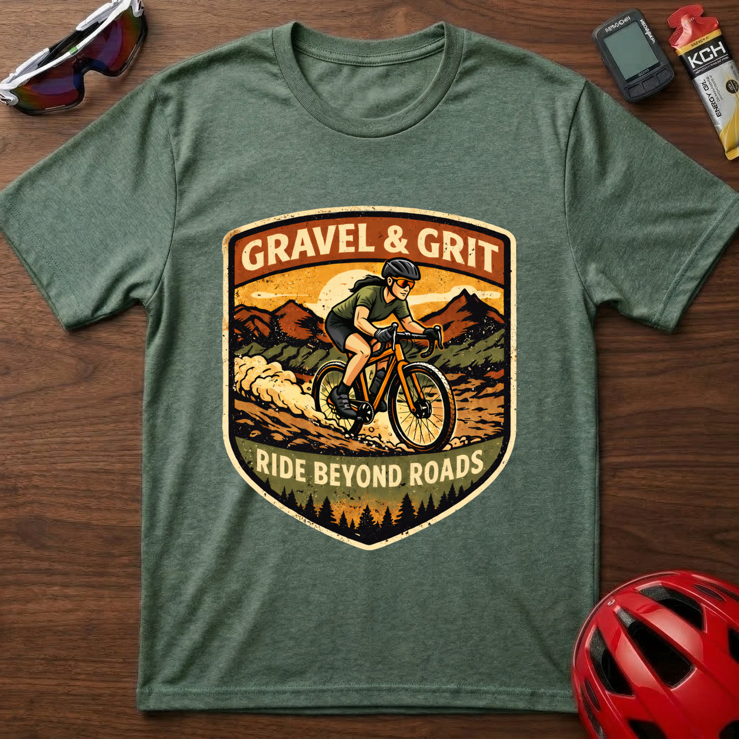 Gravel & Grit Girl Cycling  T-Shirt