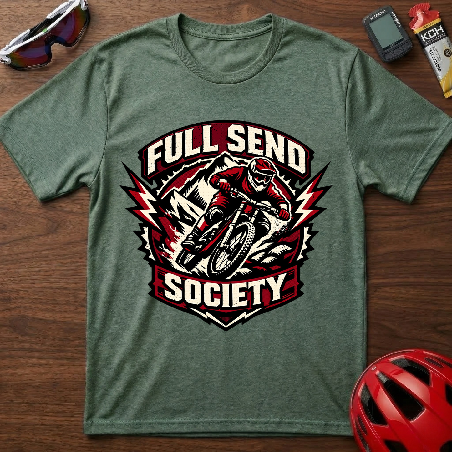 Full Send Society T-Shirt. Downhill MTB T-Shirt