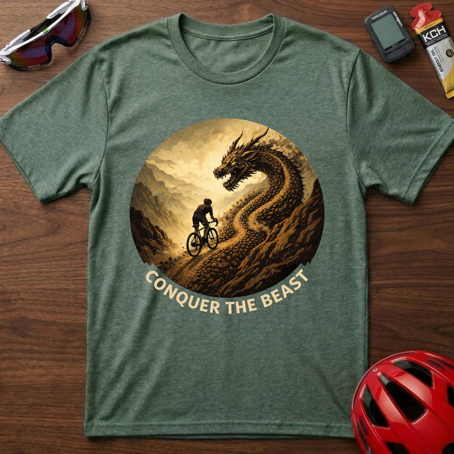 Conquer the Beast Cycling  T-Shirt