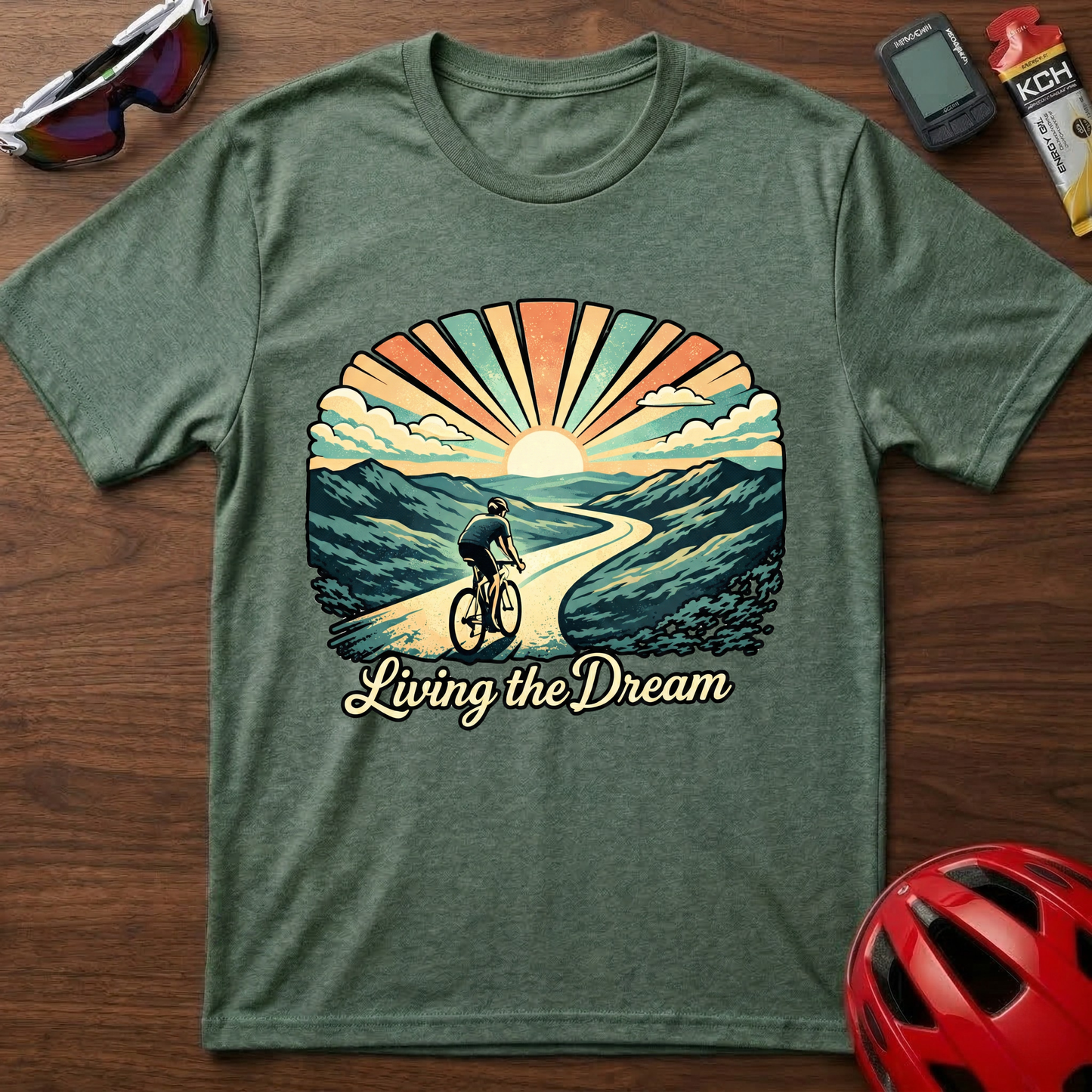 Living The Dream Cycling T-Shirt