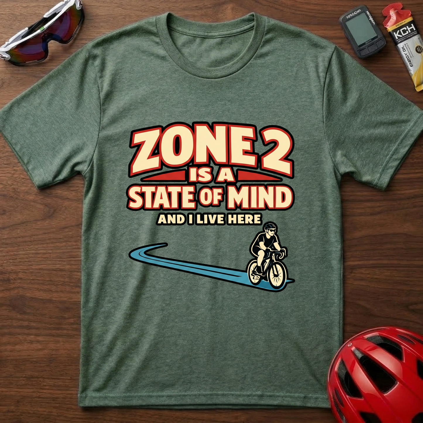 Zone 2 Funny Cycling T-Shirt