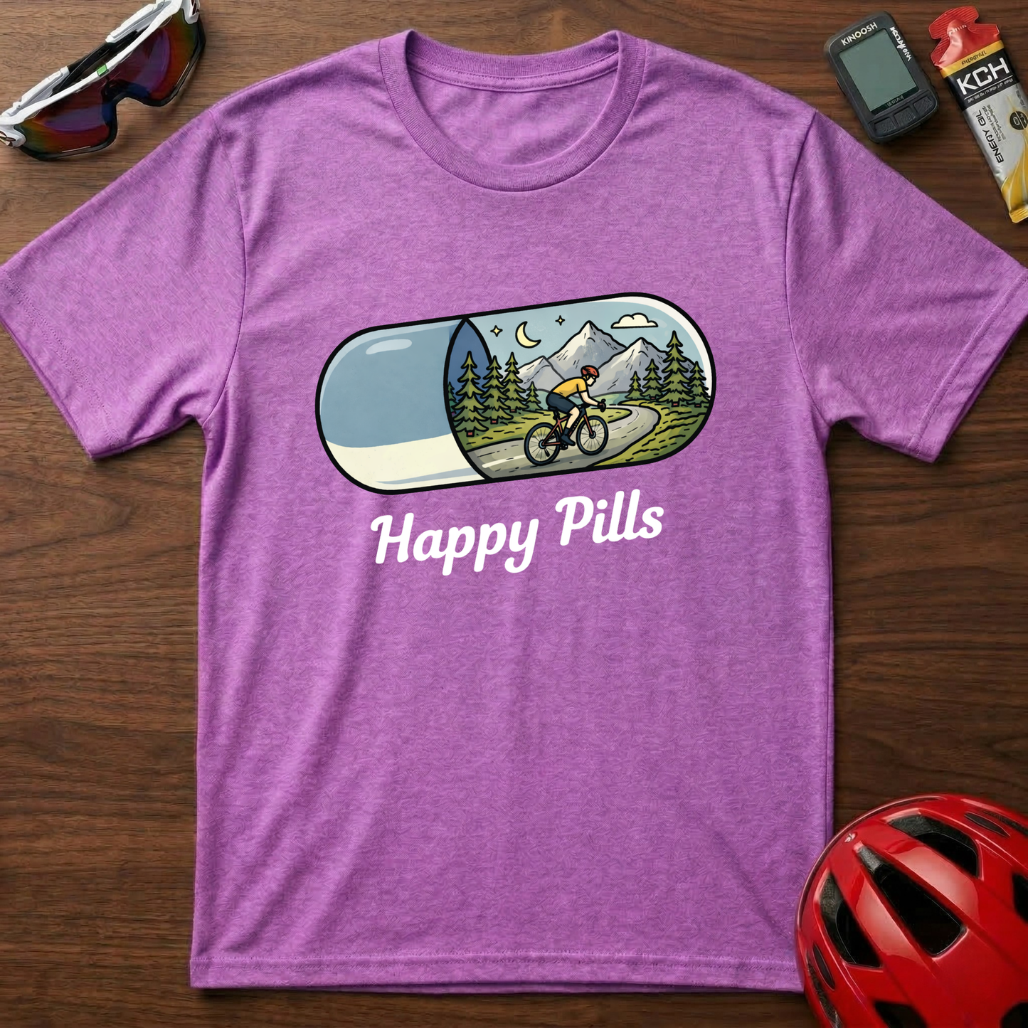 Happy Pills Road Cycling T-Shirt
