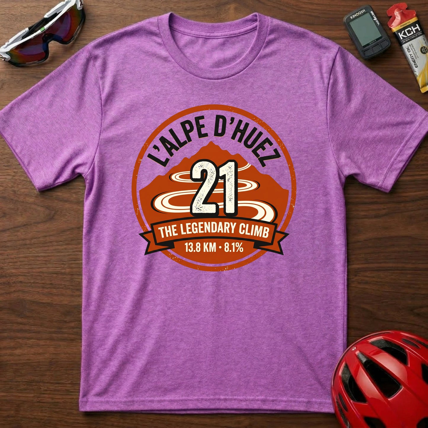 Alpe d'Huez '21' Legendary Climb Cycling T-Shirt