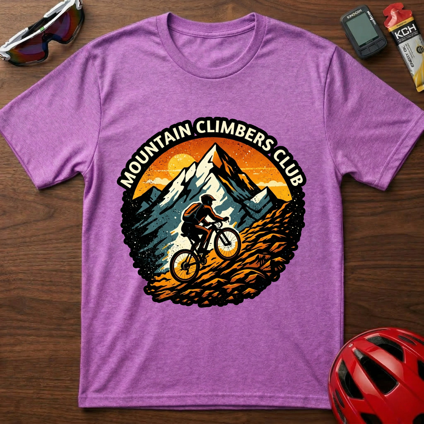 Mountain Climbers Club Cycling  T-Shirt