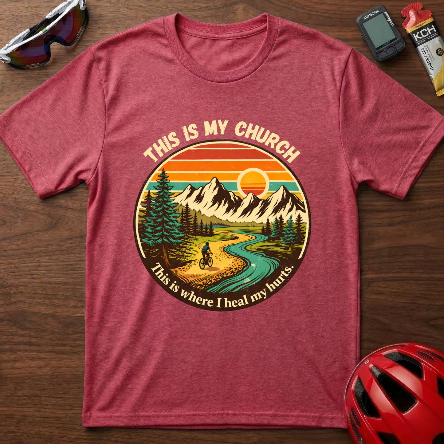 This is my Church Cycling  T-Shirt
