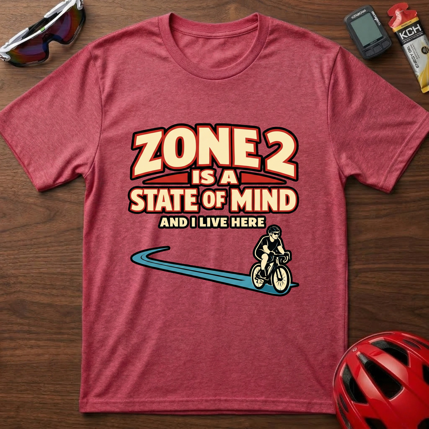 Zone 2 Funny Cycling T-Shirt