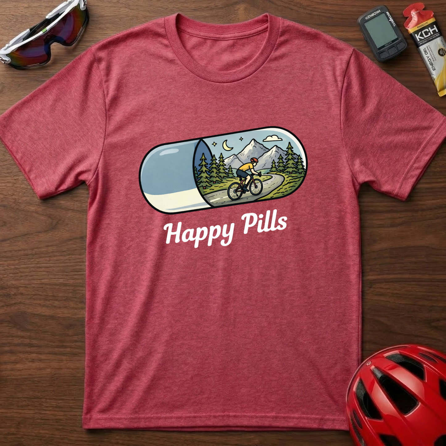Happy Pills Road Cycling T-Shirt