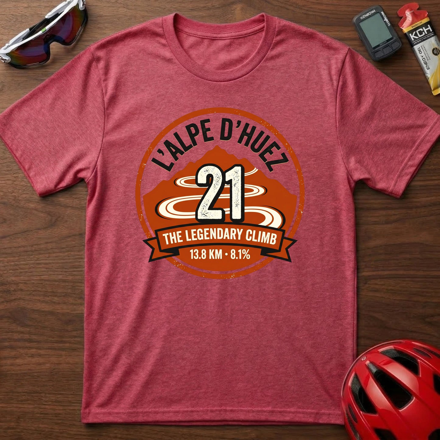 Alpe d'Huez '21' Legendary Climb Cycling T-Shirt