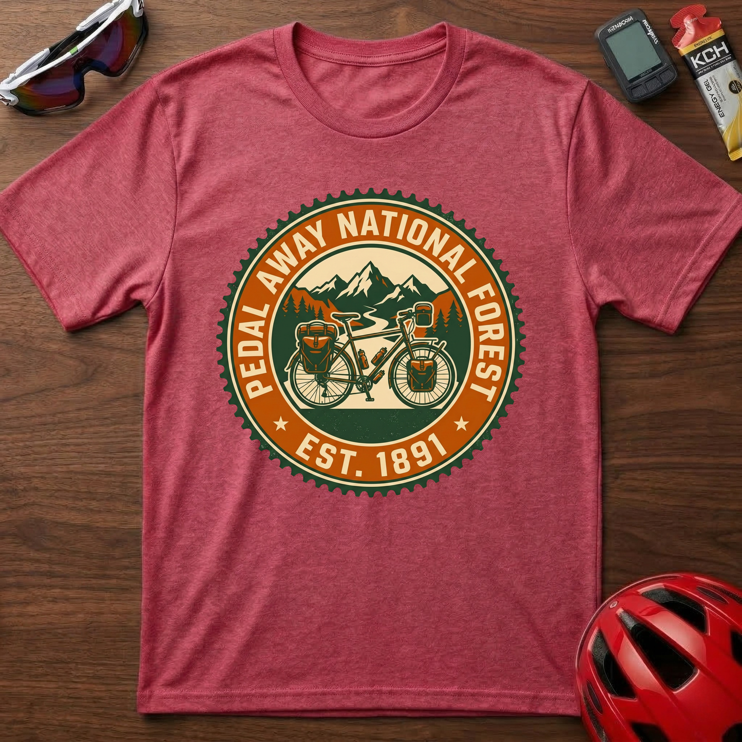 Bike Camping Bike Packing T‑Shirt