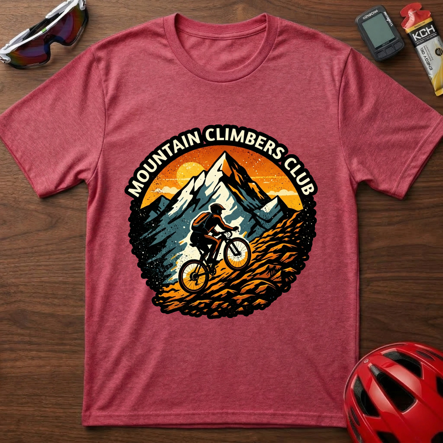 Mountain Climbers Club Cycling  T-Shirt
