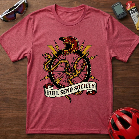 Full Send Society T-Shirt. Downhill MTB T-Shirt