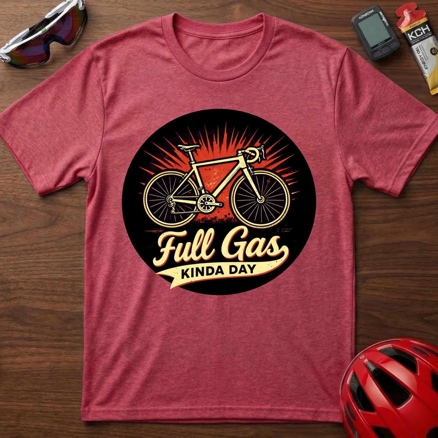Full Gas Kinda Day Cycling  T-Shirt