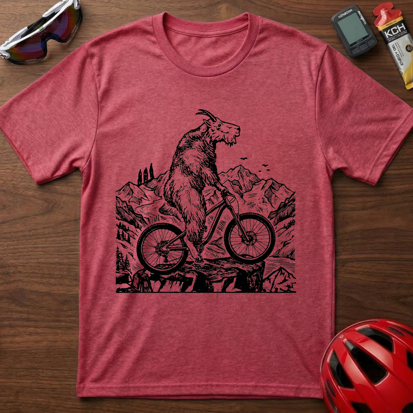 Mountain Goat MTB Cycling  T-Shirt