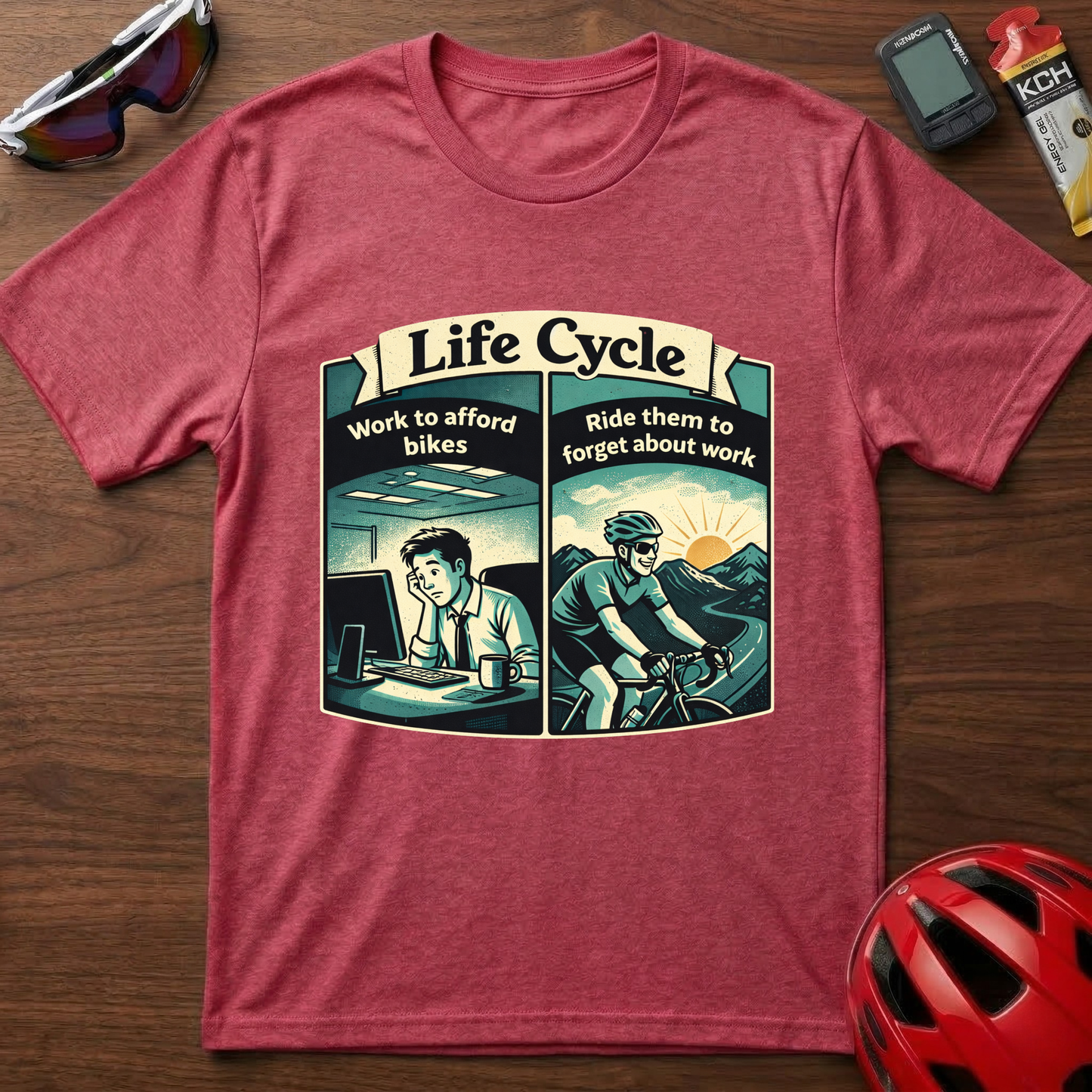 Life Cycle Cycling T-Shirt