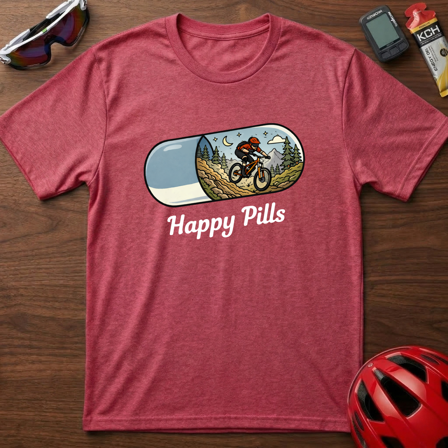 Happy Pills Downhill MTB Cycling T-Shirt