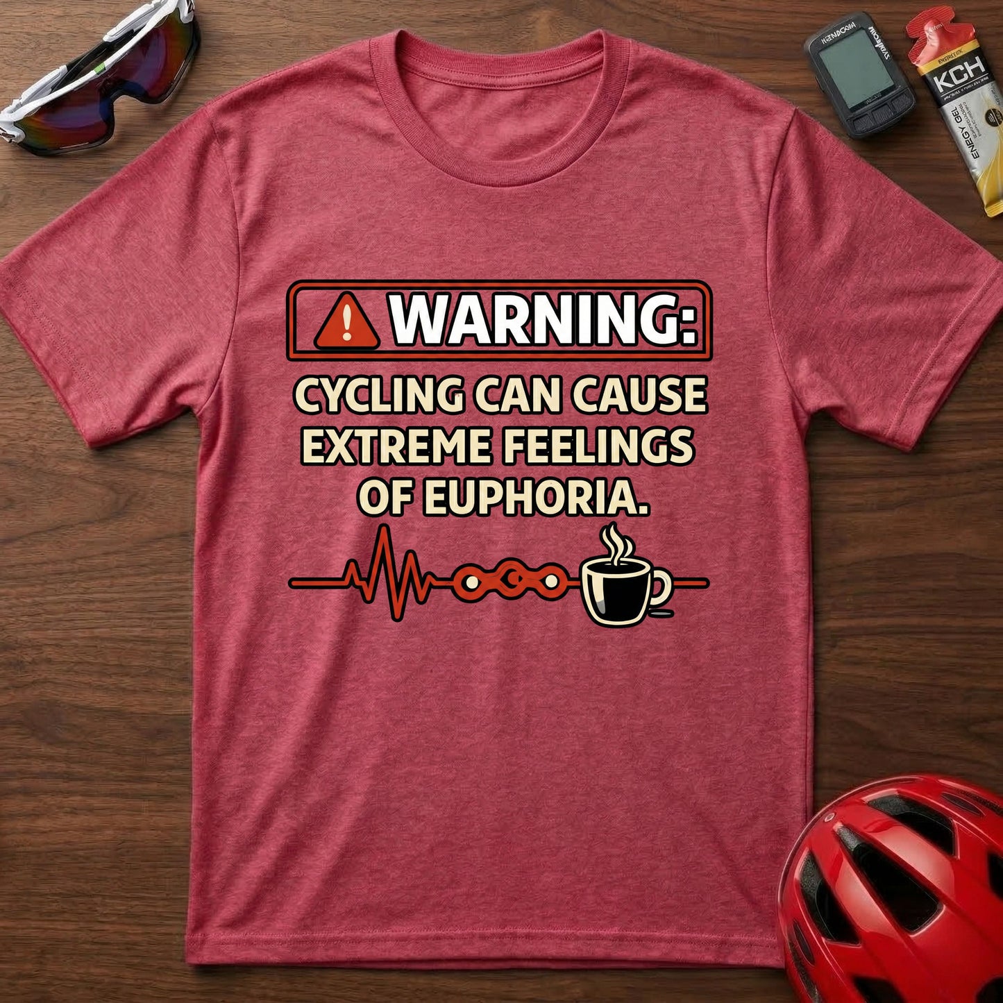 WARNING: Cycling T-Shirt