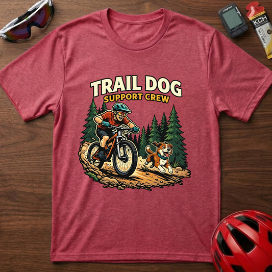 Trail Dog Support Crew Cycling  T-Shirt