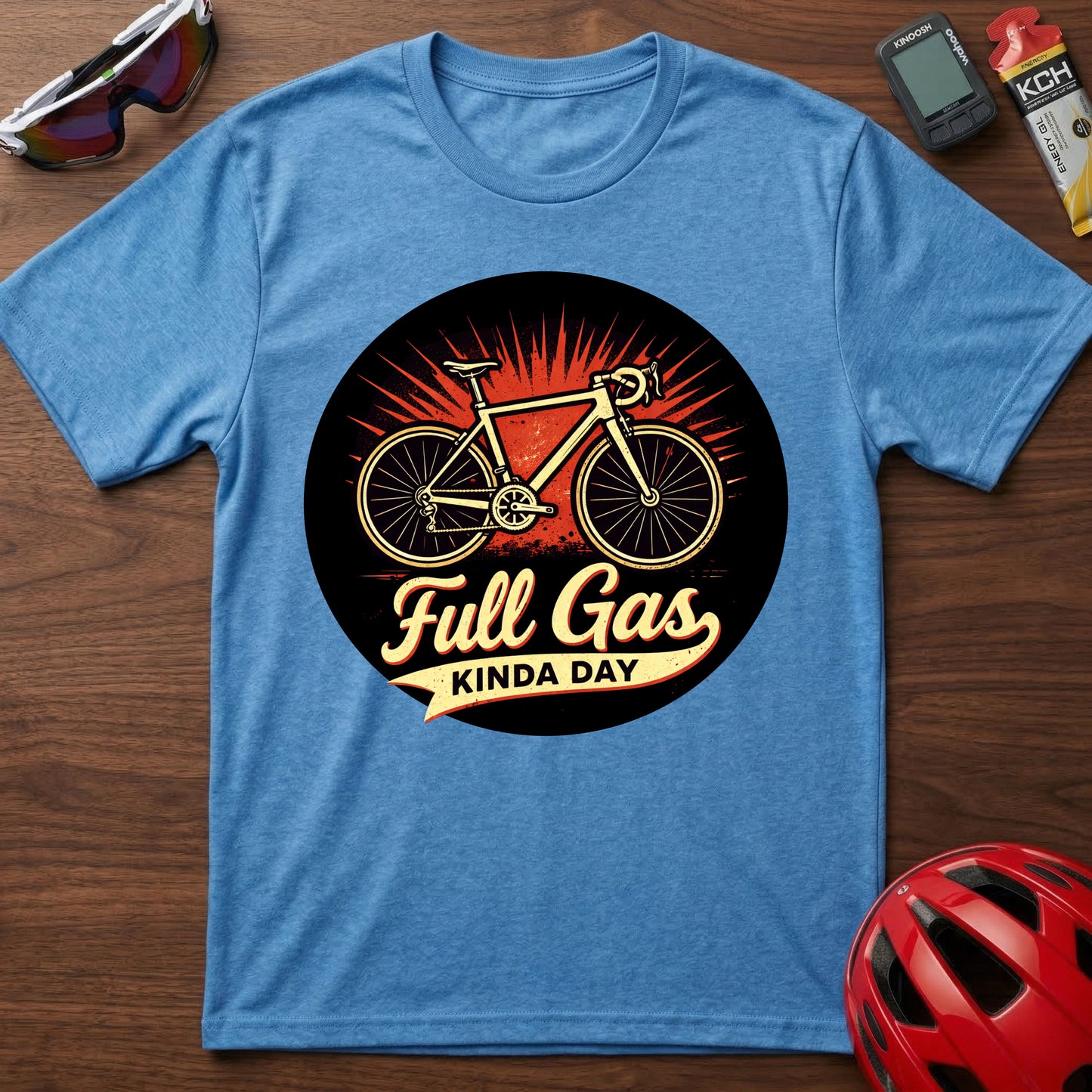 Full Gas Kinda Day Cycling  T-Shirt