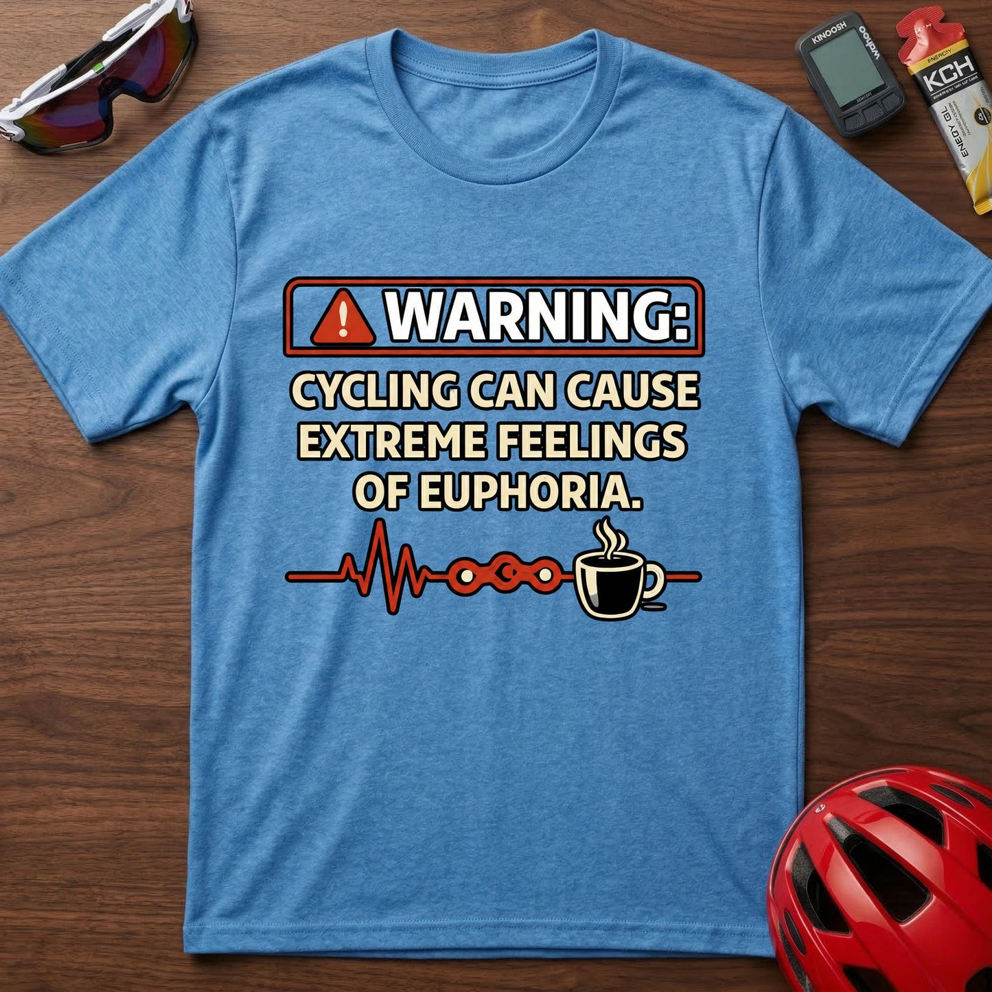 WARNING: Cycling T-Shirt