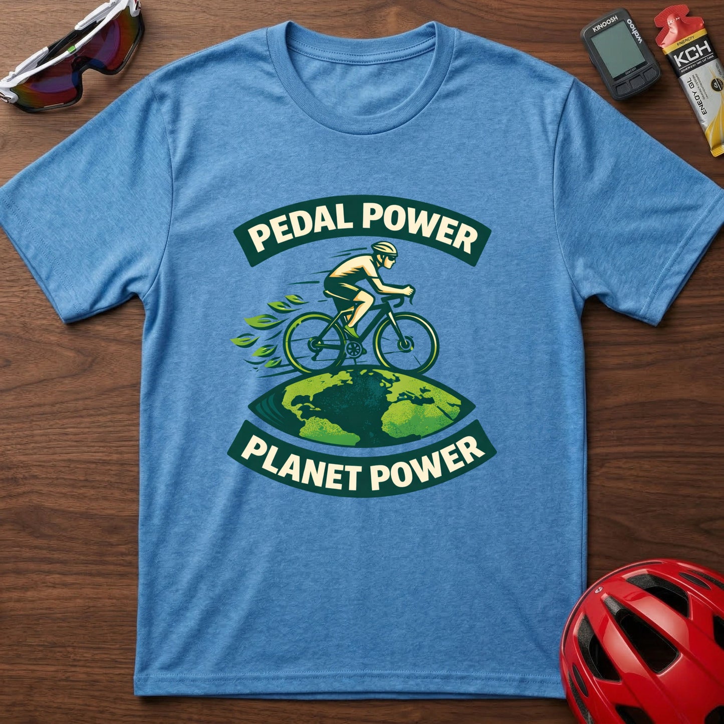 Pedal Power Planet Power Cycling T-Shirt