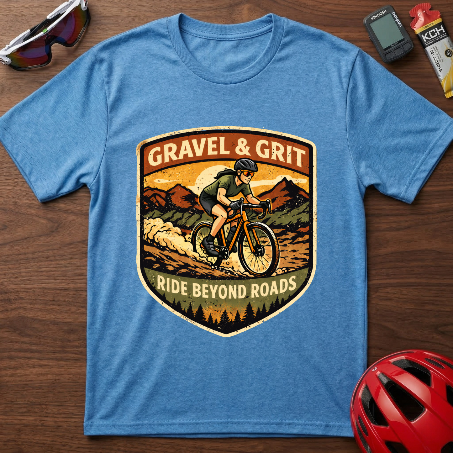 Gravel & Grit Girl Cycling  T-Shirt