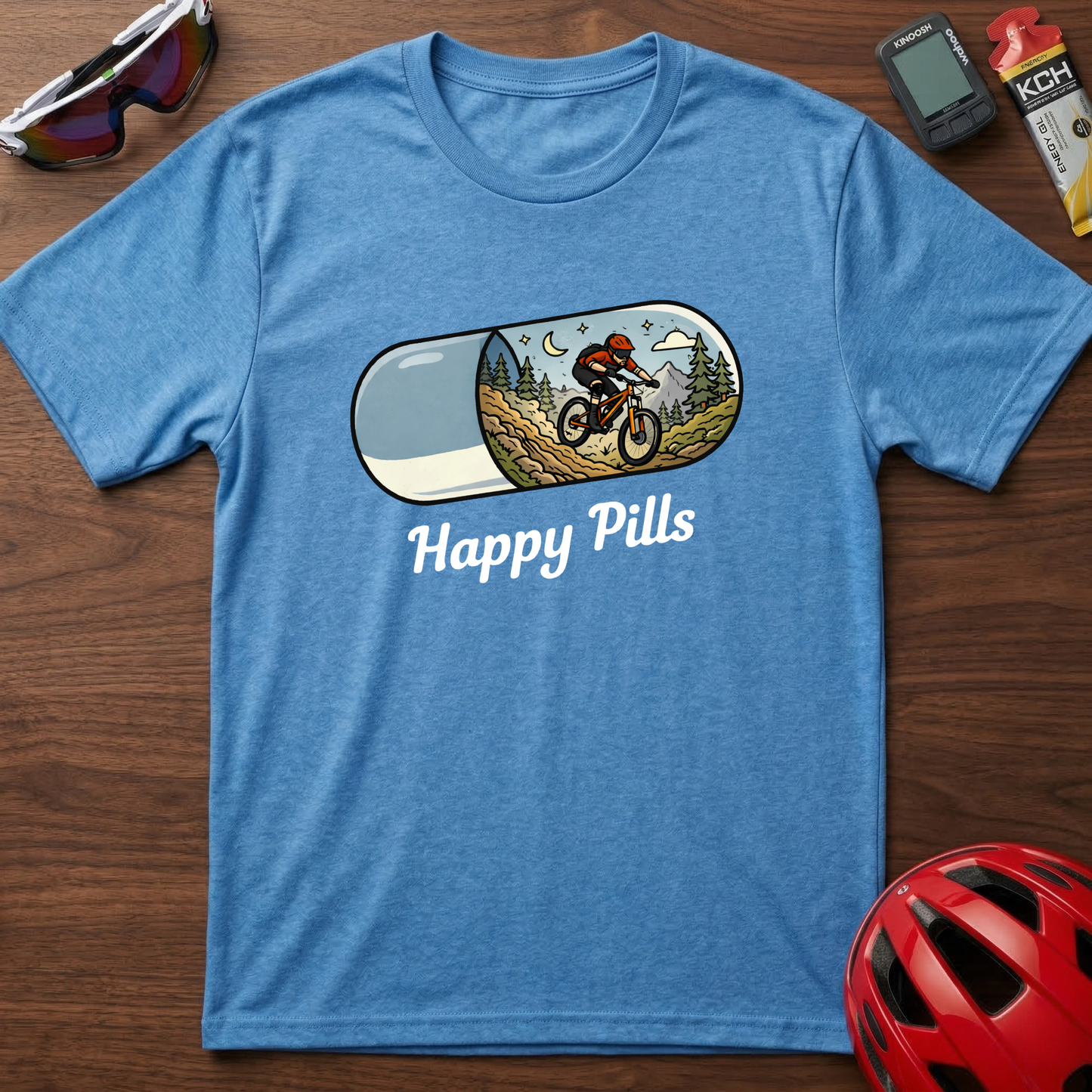 Happy Pills Downhill MTB Cycling T-Shirt