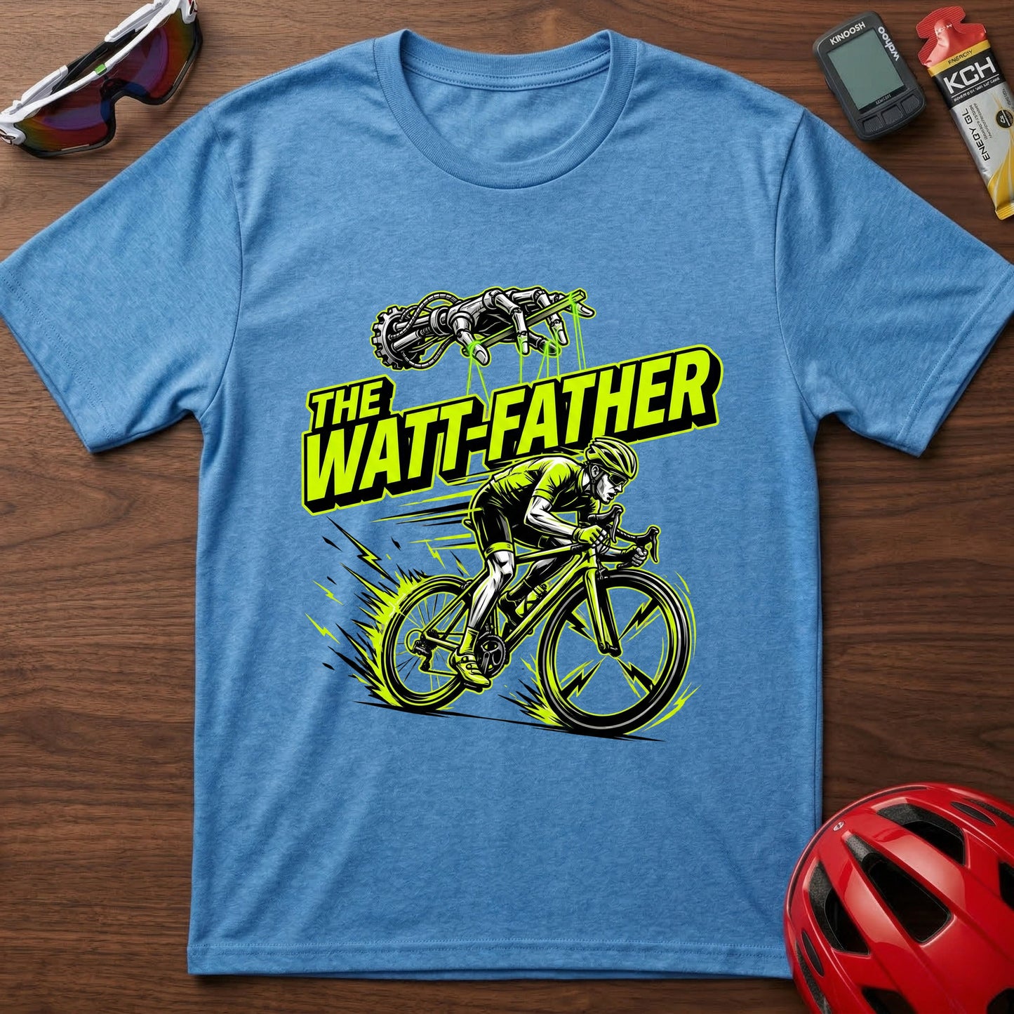 The Watt Father Cycling  T-Shirt