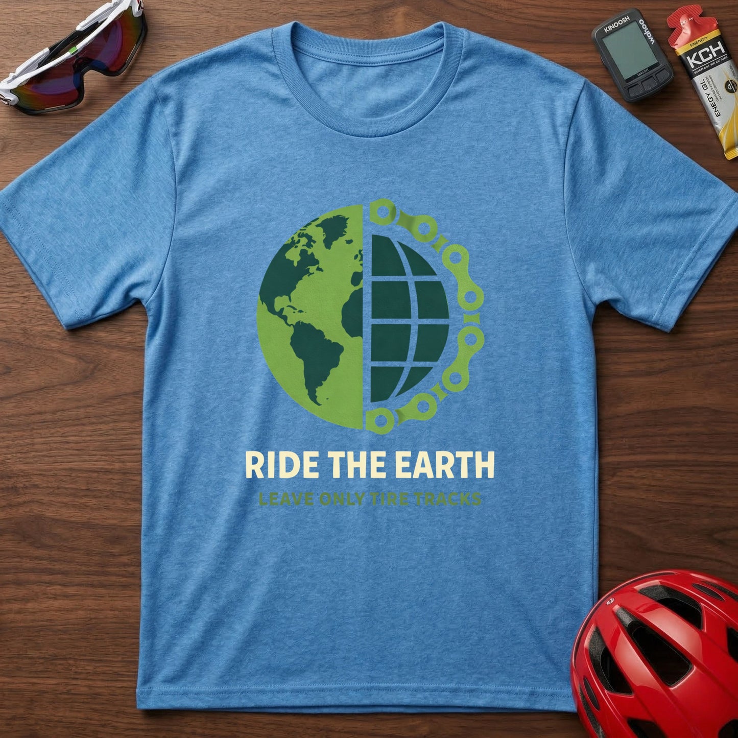 Ride The Earth Cycling  T-Shirt