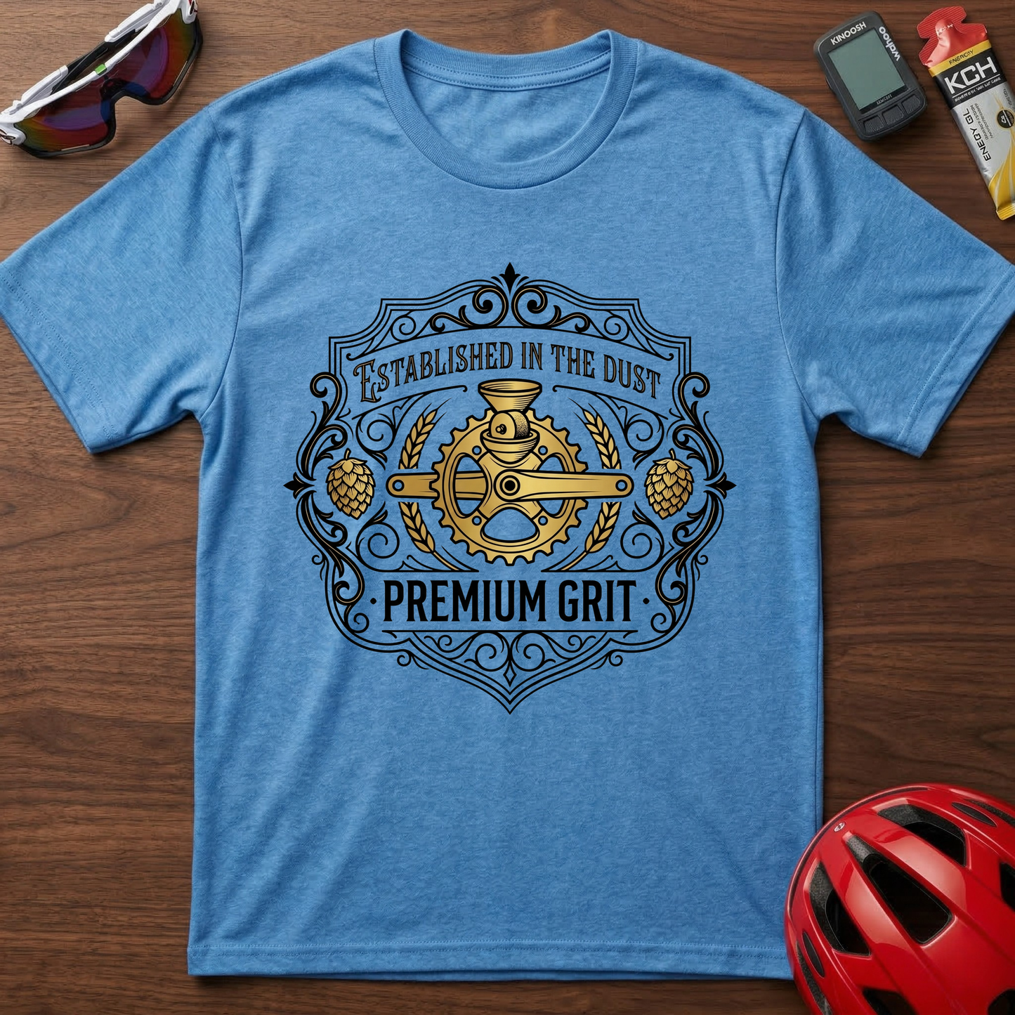 Premium Grit Beer & Cycling T-Shirt