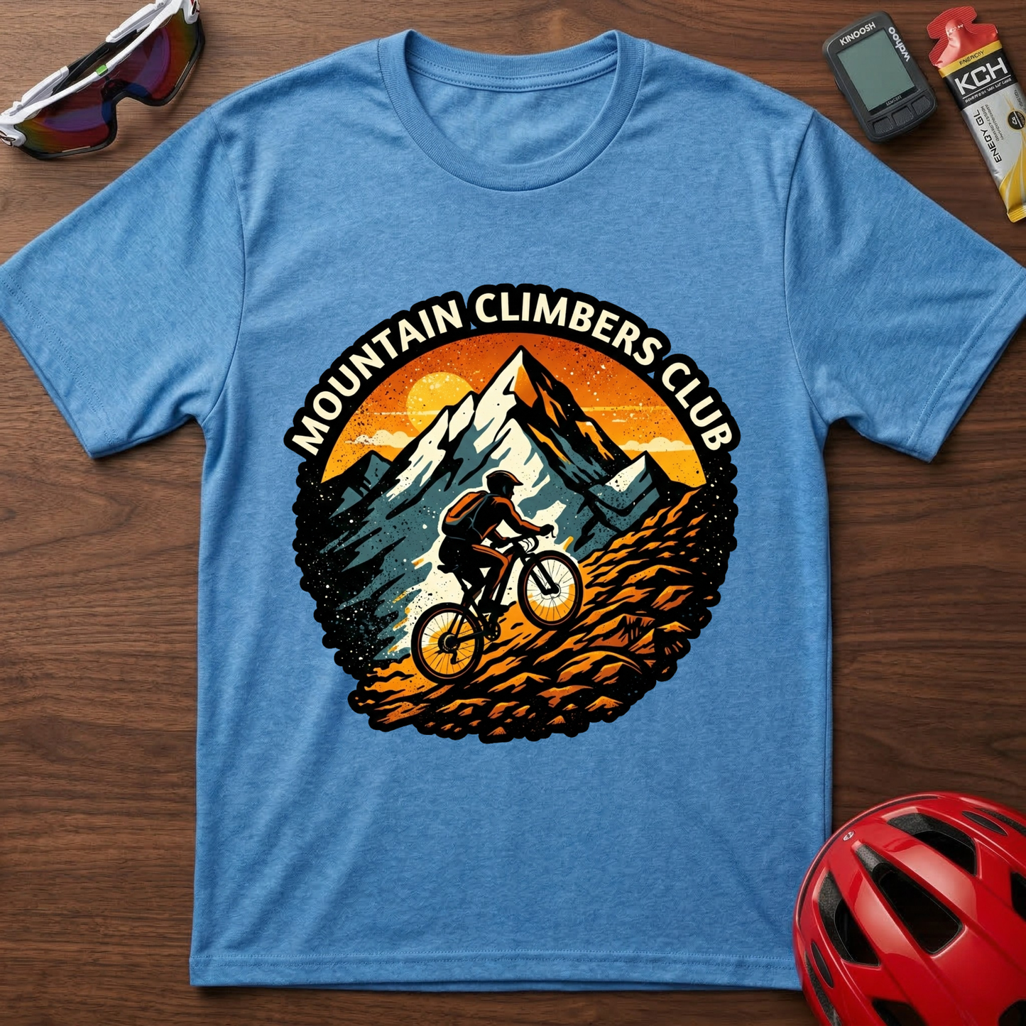 Mountain Climbers Club Cycling  T-Shirt