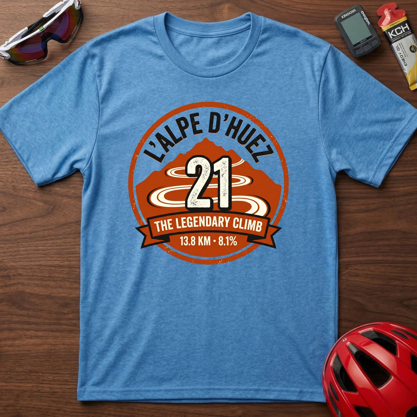 Alpe d'Huez '21' Legendary Climb Cycling T-Shirt