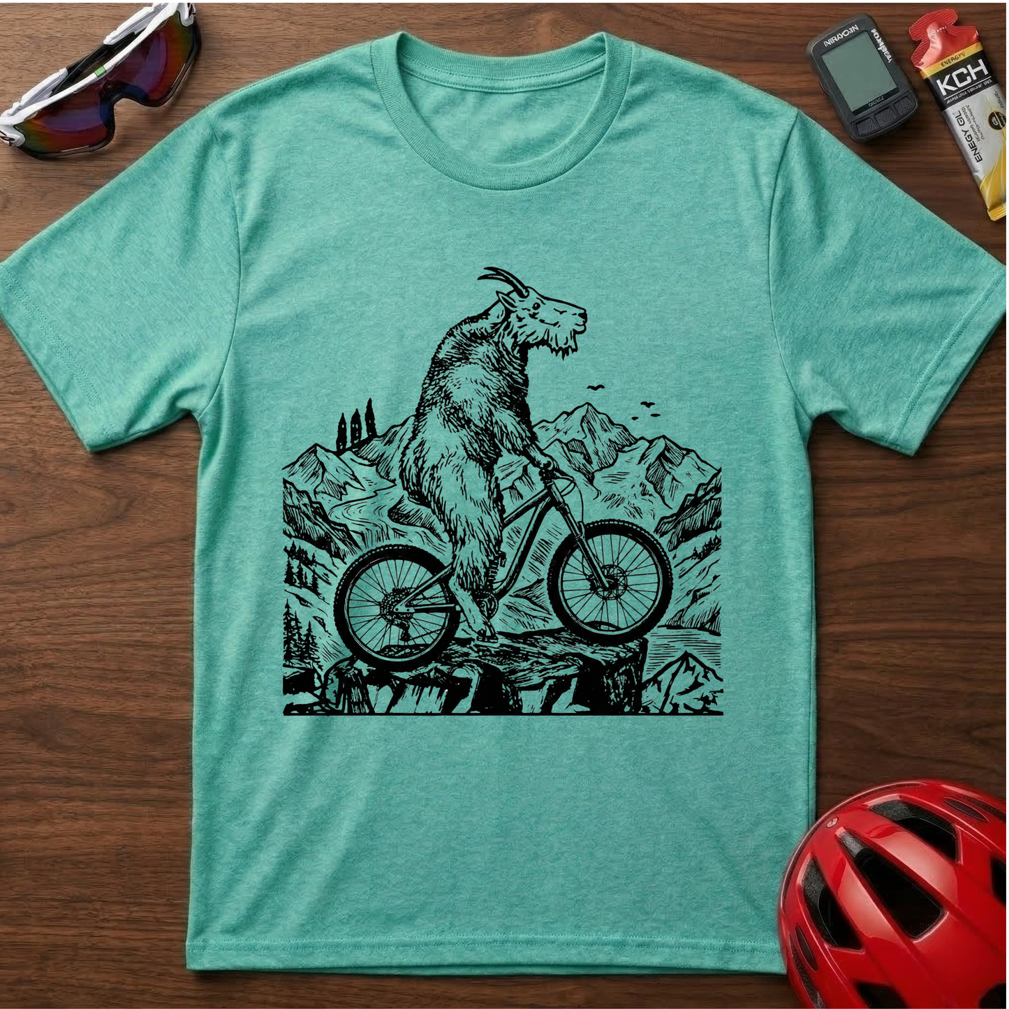Mountain Goat MTB Cycling  T-Shirt
