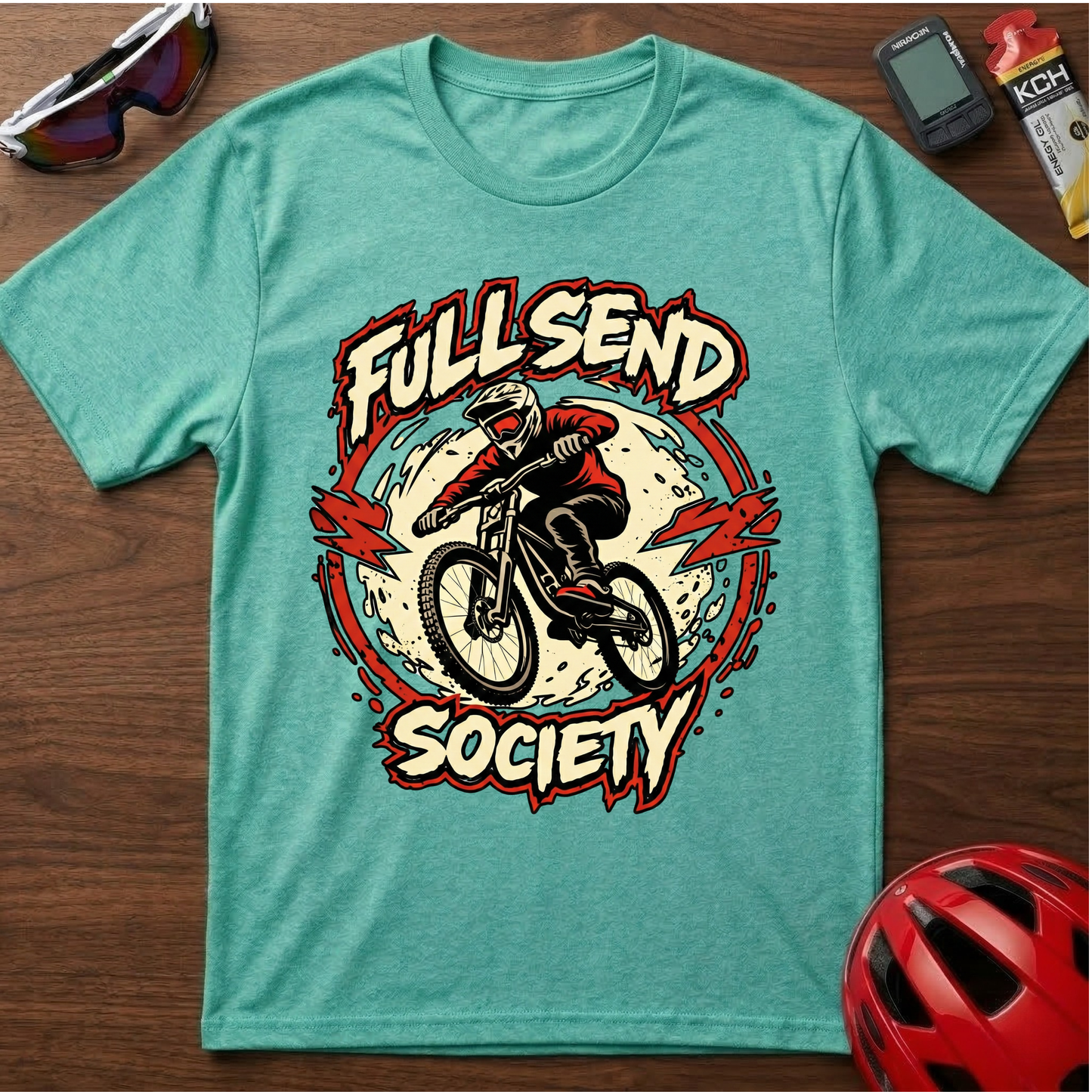 Full Send Society T-Shirt. Downhill MTB T-Shirt