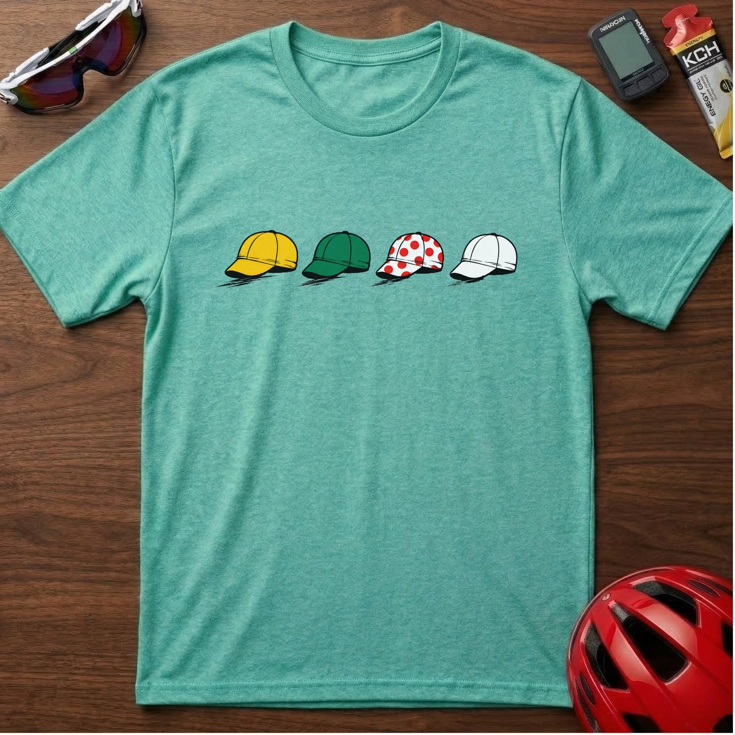 Tour de France Cycling Caps T-Shirt