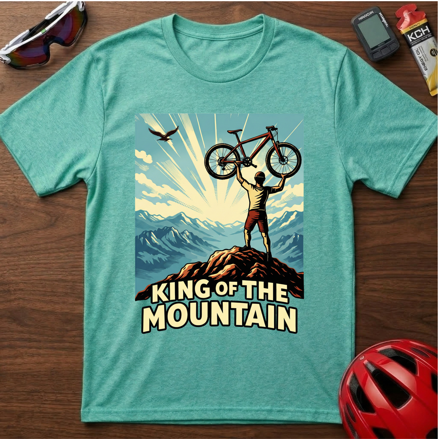 King Of The Mountain Bike Cycling T-Shirt