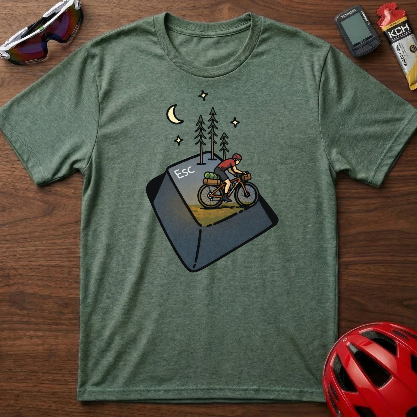 Esc. key Cycling  T-Shirt
