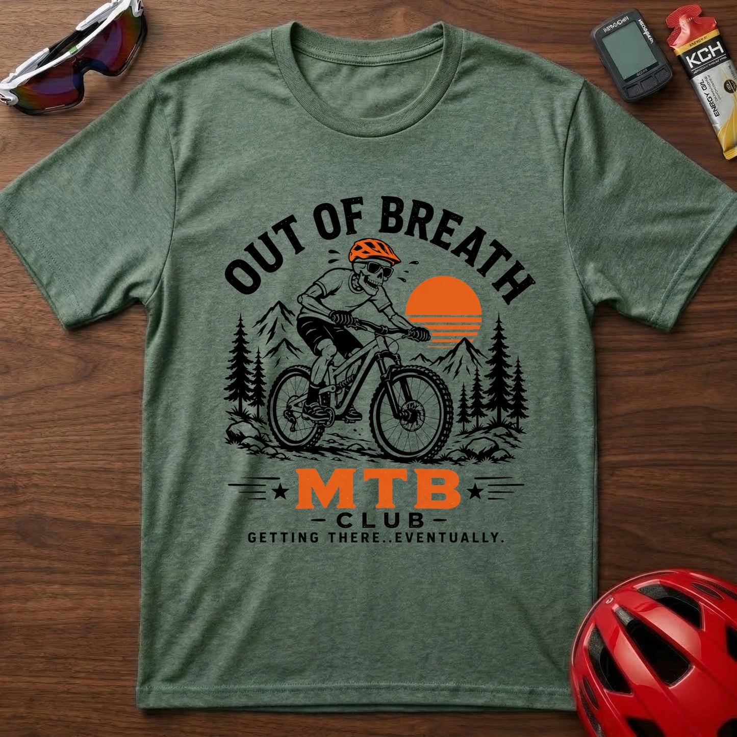 Out of Breath MTB Club T-Shirt — Mountain Biking Tee