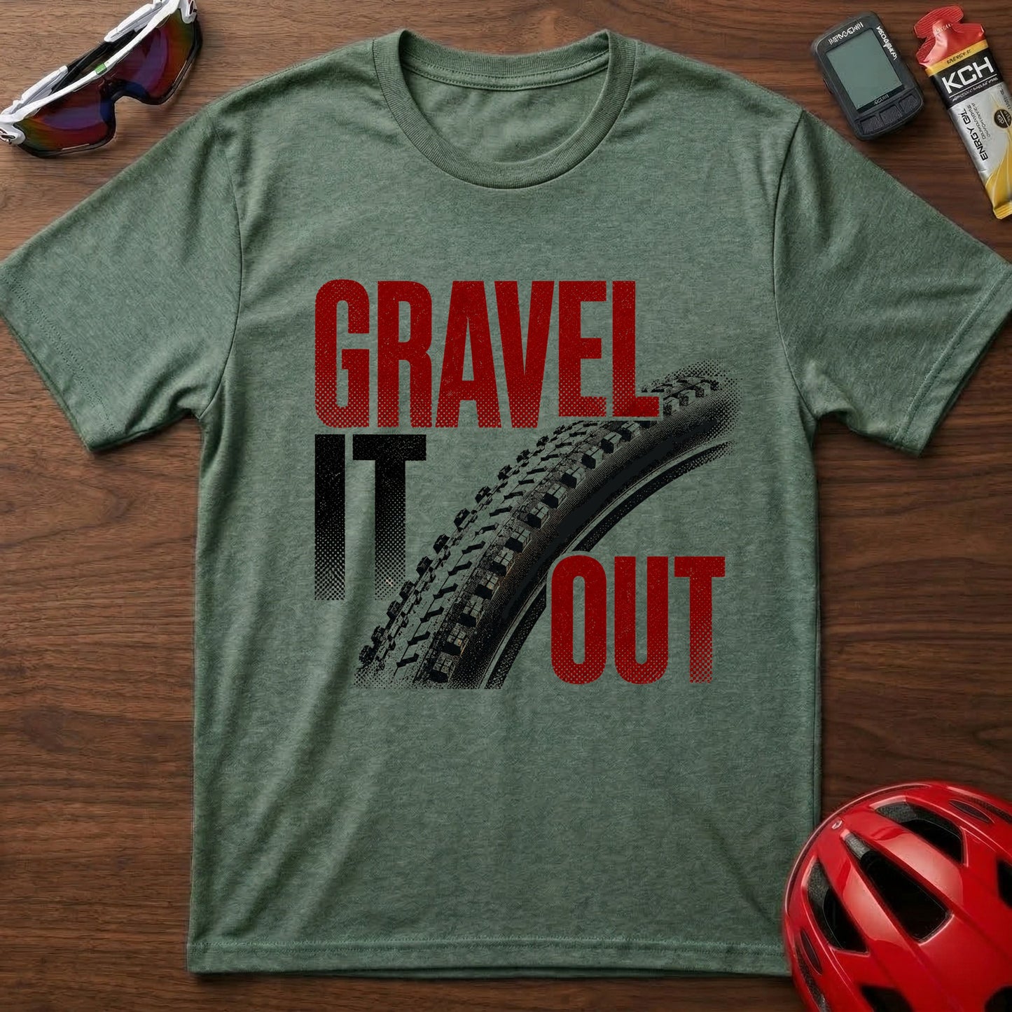 Gravel It Out T-Shirt —  Gravel Cycling Tee