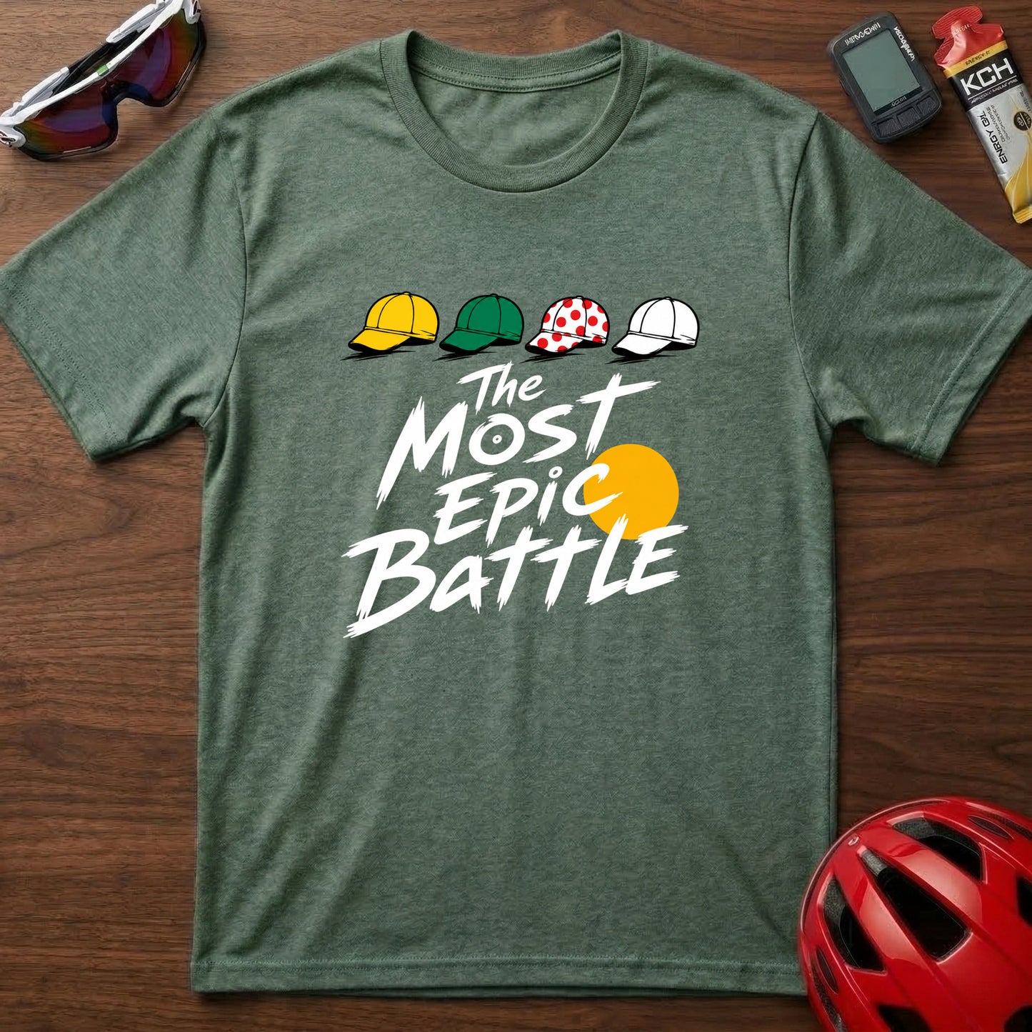 T-Shirt — 'The Most Epic Battle' Tour de France Caps Graphic Tee