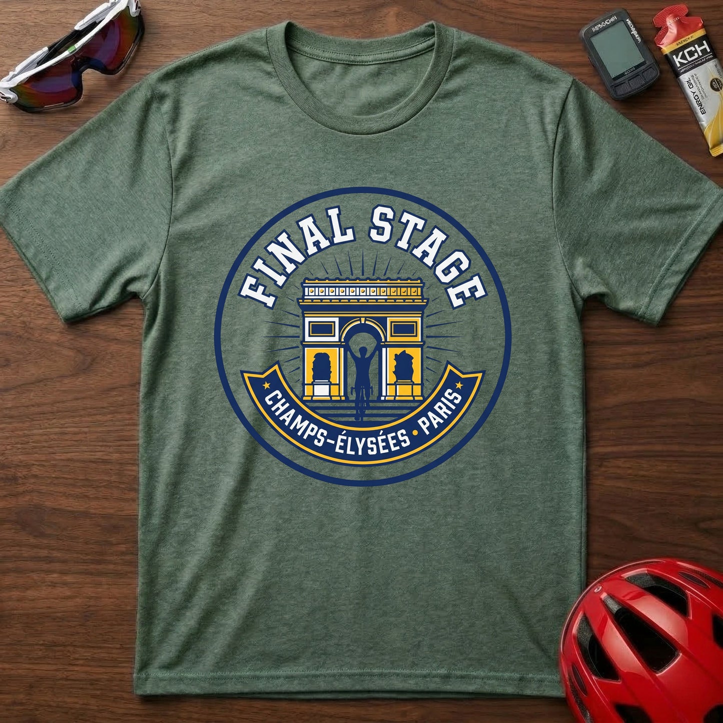 Final Stage Champs-Élysées Tour de France Cycling T-Shirt