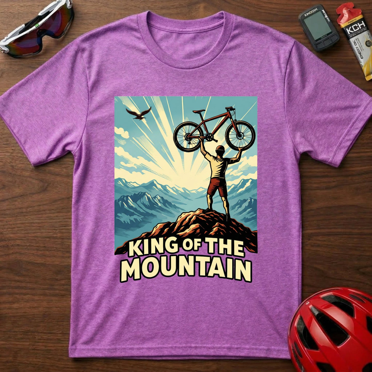 King Of The Mountain Bike Cycling T-Shirt